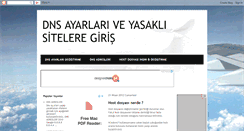 Desktop Screenshot of dnsayarlari.yilmazbaris.com