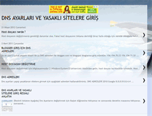 Tablet Screenshot of dnsayarlari.yilmazbaris.com